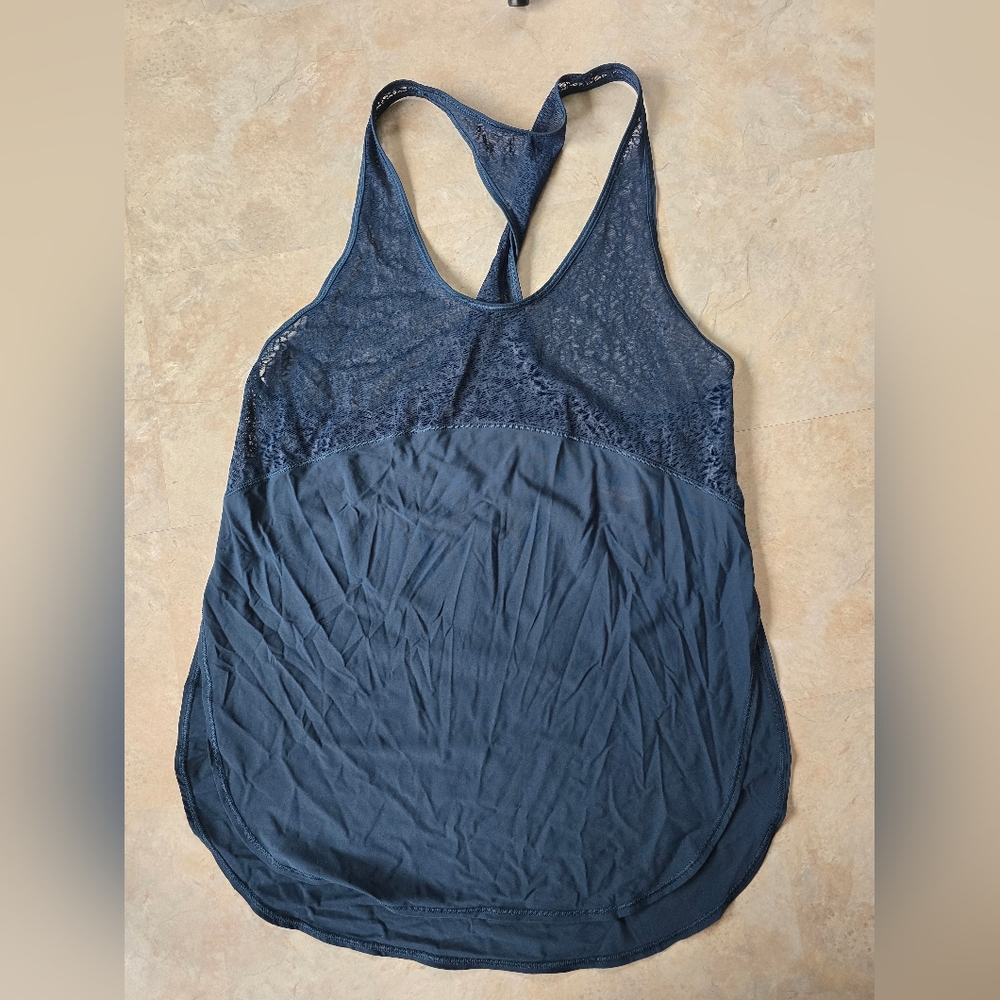 Lululemon Navy Blue Racerback Tank Top